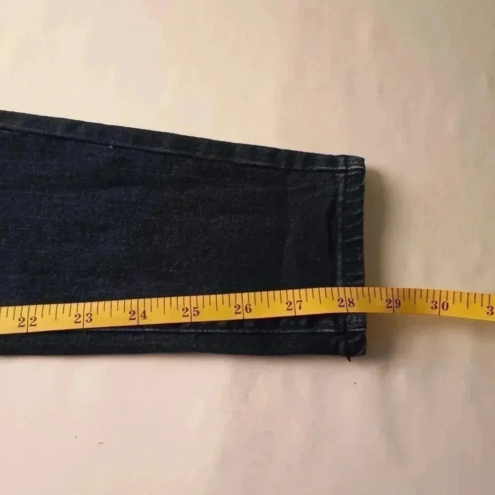 Bullhead Womens Low Rise Skinniest Jeans Blue Size 0/24 Y2K Stretch Denim